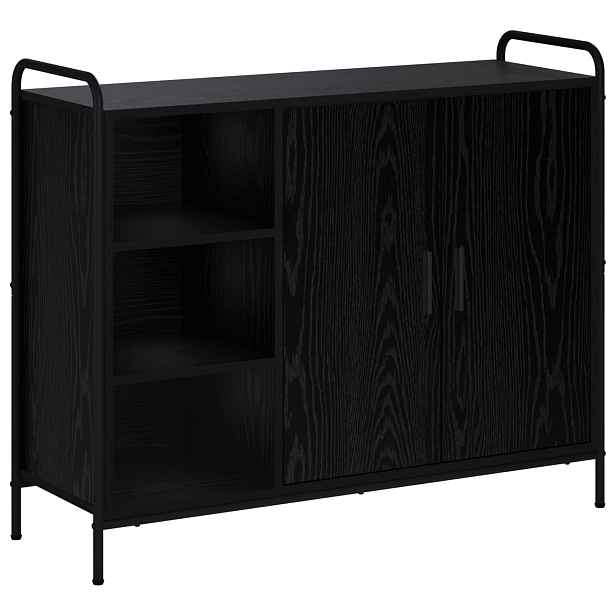 vidaXL Servírovací skříň Černý dub 97 x 33 x 81 cm Kompozitní dřevo