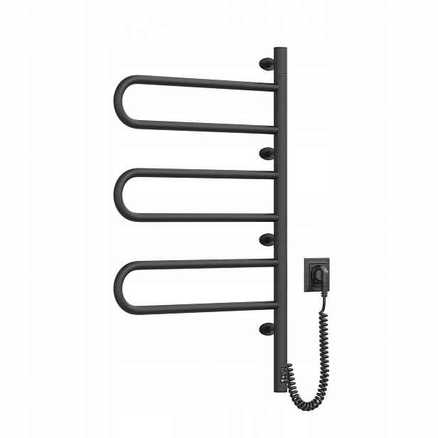 Elektrický koupelnový radiátor Fouette Sensor 480х800 Černý
