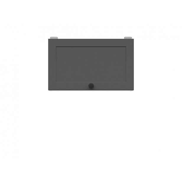 JAMISON, skříňka nad digestoř 50 cm, bílá/grafit