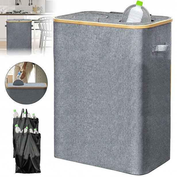 Koš 160 L Oxford Cloth Multifunkční S Vyztuženými Tyčemi