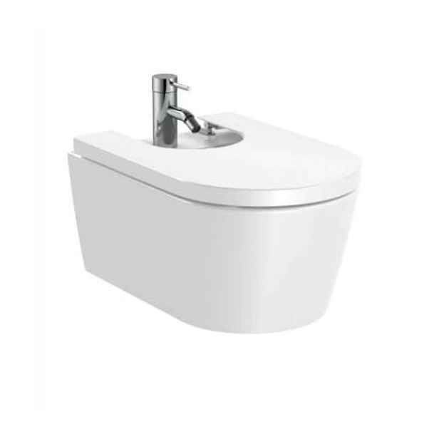 Roca Inspira - Závěsný bidet, s přepadem, otvor pro baterii, bílá A357525000