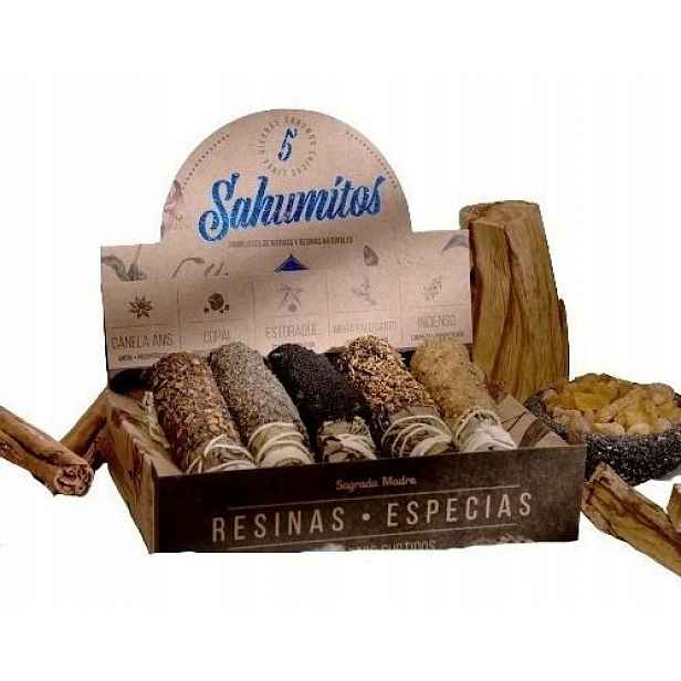 Sahumito Pryskyřice a bylinky MIX 5 ks