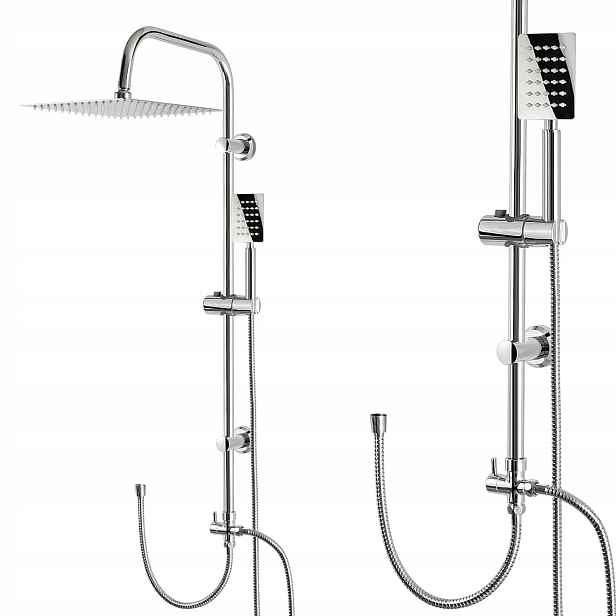 Sprchový Set Sprchový Sloup S Dešťovou Sprchou 25X25 CM Sannit