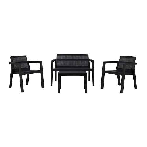 TOOMAX RIVIERA zahradní plastový set - grafit
