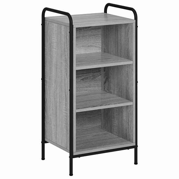 vidaXL Servírovací skříň Šedý Sonoma 97 x 33 x 81 cm Kompozitní dřevo