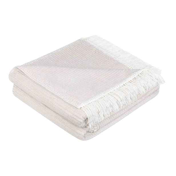 Deka bavlněno-akrylová 200x220 Lady přehoz na postel taupe