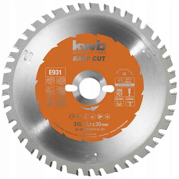 Kwb Pilový kotouč na dřevo 315 x 30 mm 48 zubů