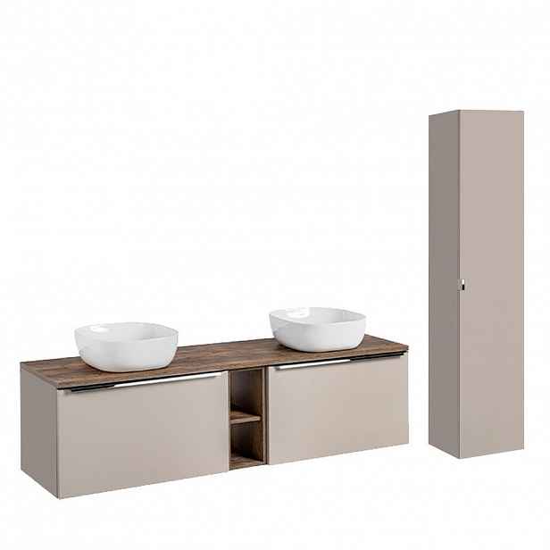 Petits-meubles KOUPELNOVÝ NÁBYTEK 180cm Eros 2er-Set Krtek