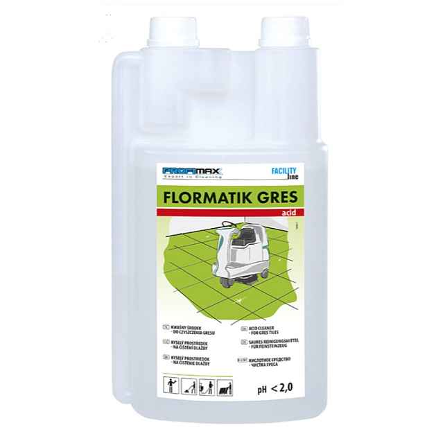 Profimax, Profibasic PROFIMAX Flormatik Gres Acid kyselý prostředek na strojní čistění dlažby 1 L