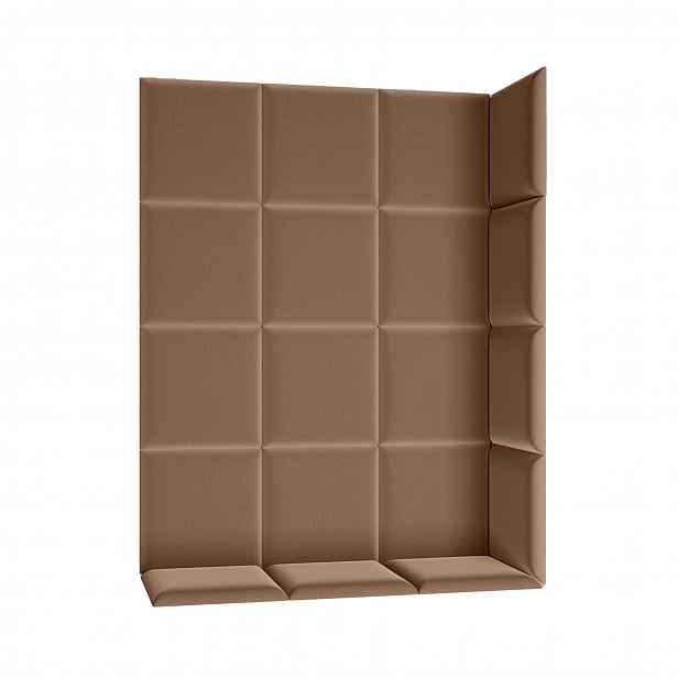Set panelů na zeď 120x60 VALERIO - světle hnědý