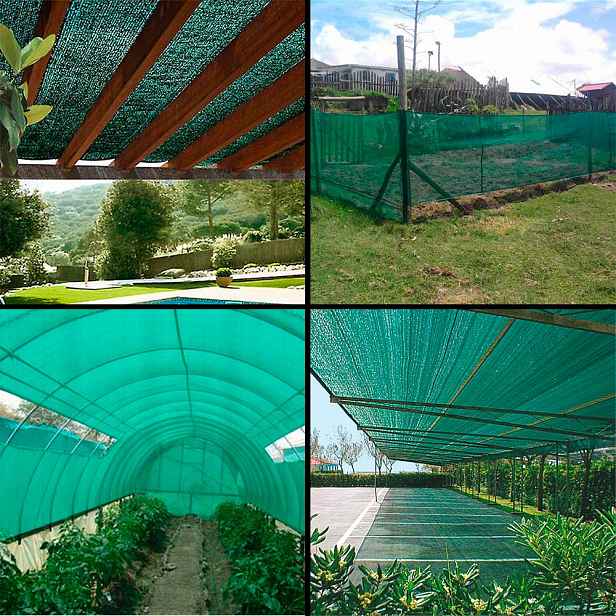 Stínící tkanina/ochranná síť 2.0 x 10 m Hdpe 150 g/m Uv