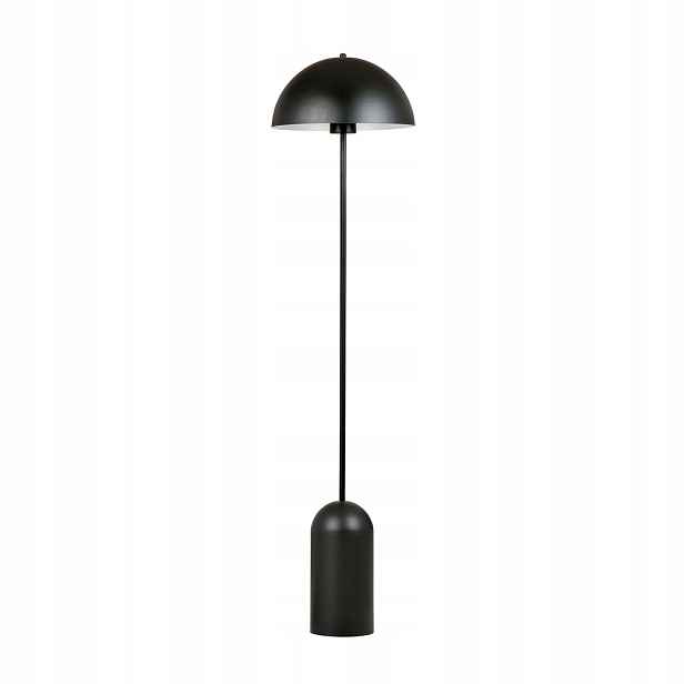 Stojací podlahová lampa černá bílá, moderní do obývacího pokoje ložnice Emibig