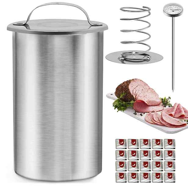 Set Šunkovar Na Výrobu Uzenin 1.2 Kg 20 ks Sáčků Teploměr Premium