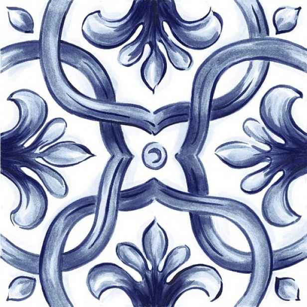 Dlažba Ragno Amuri Maiolica Tappeto 2 20x20 cm lesk AMRC8H (bal.0,960 m2)