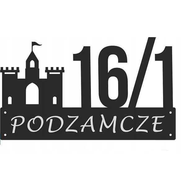 Číslo Na Dům 80 cm Tabule Adresa Ocel 2 mm Grafika 88