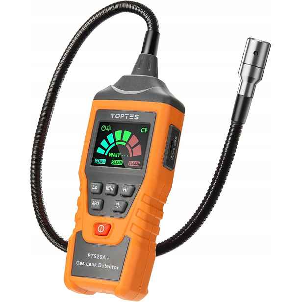 Detektor plynu Toptes PT520A 17“ – metan, propan, Lpg