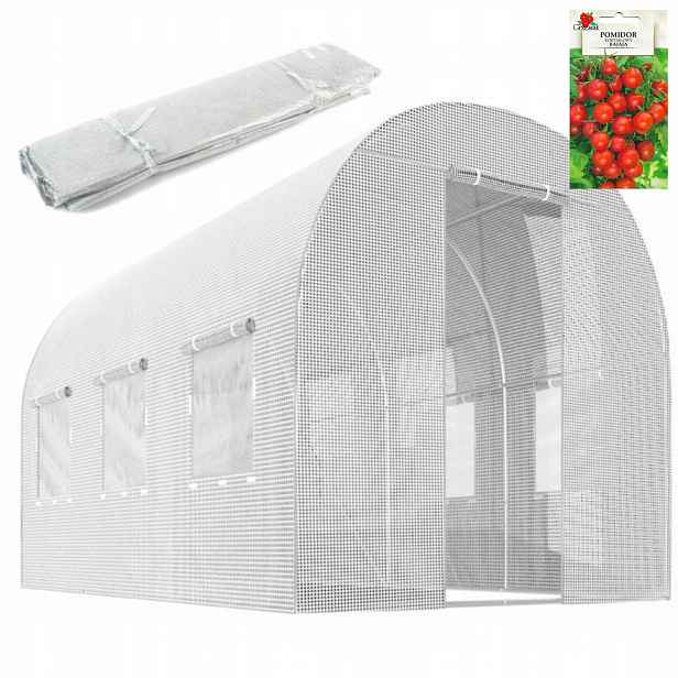 Fólie Náhradní Na Fóliový Tunel 3,5x2 7 m2 Bílá 2x3,5 m Stan Fólie Bílá
