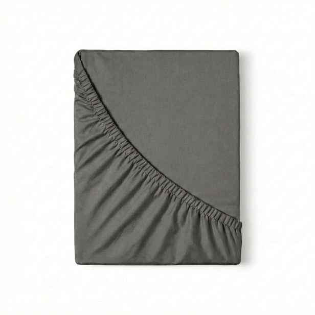 Jersey prostěradlo s lycrou DeLuxe 180x200 tmavě šedé