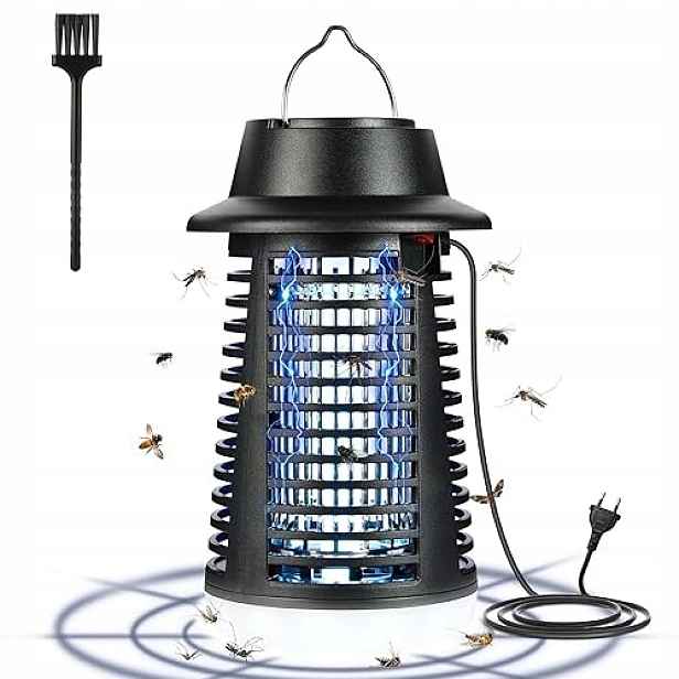 Uv Led Insekticidní Lampa Past Na Komáry Mouchy Do Domácnosti 4200V dárek