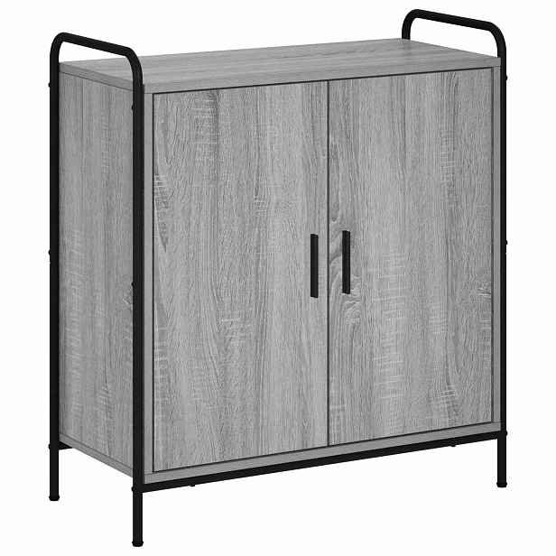 vidaXL Servírovací skříň Šedý Sonoma 97 x 33 x 81 cm Kompozitní dřevo