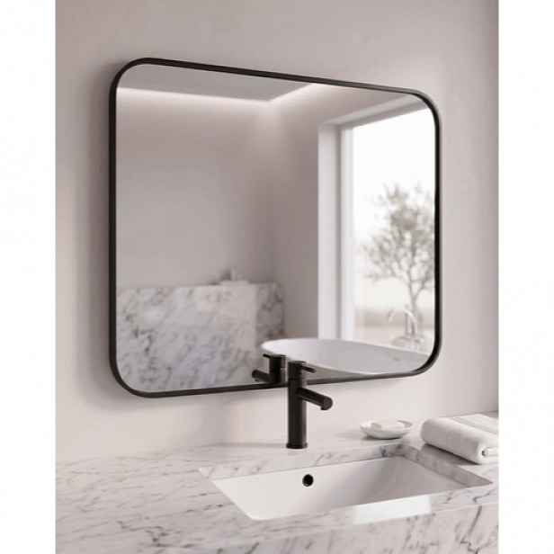 Amirro CHARLOTTE ROUNDED zrcadlo 60x80 cm černá 412-757