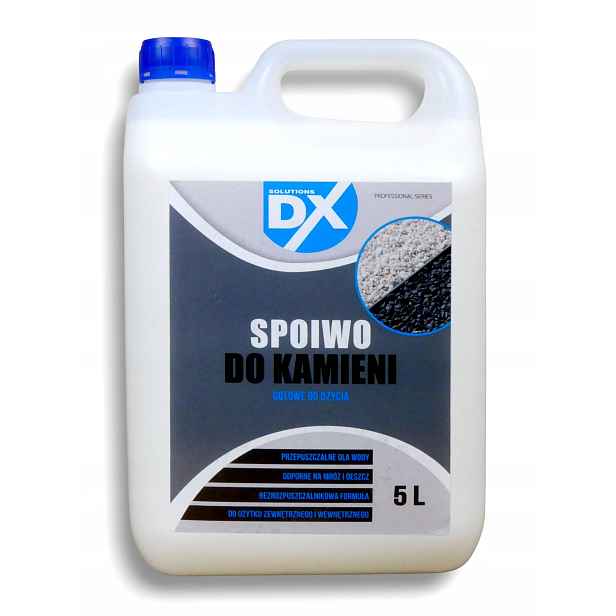 DX Pojivo pro stabilizaci štěrkového kamene, kamenivo připravené k použití, 5 l