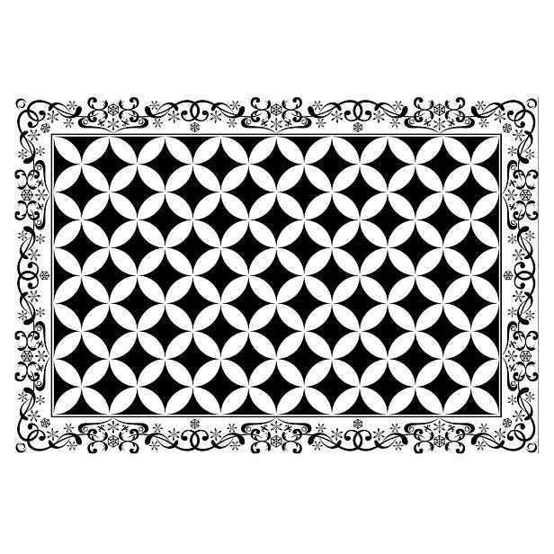 Fototapeta Květiny Abstrakce Černobílá Rámeček Minimalismus 250x175 lepidlo