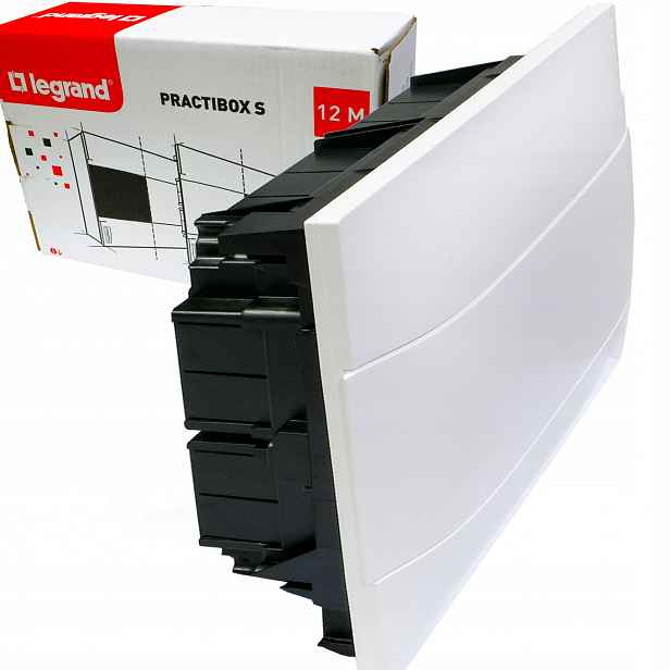 Podomítkový rozvaděč 1x12 S-12 N+pe bílý 135361
