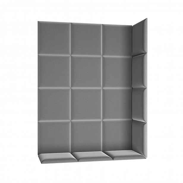 Set panelů na zeď 120x60 VALERIO - šedý