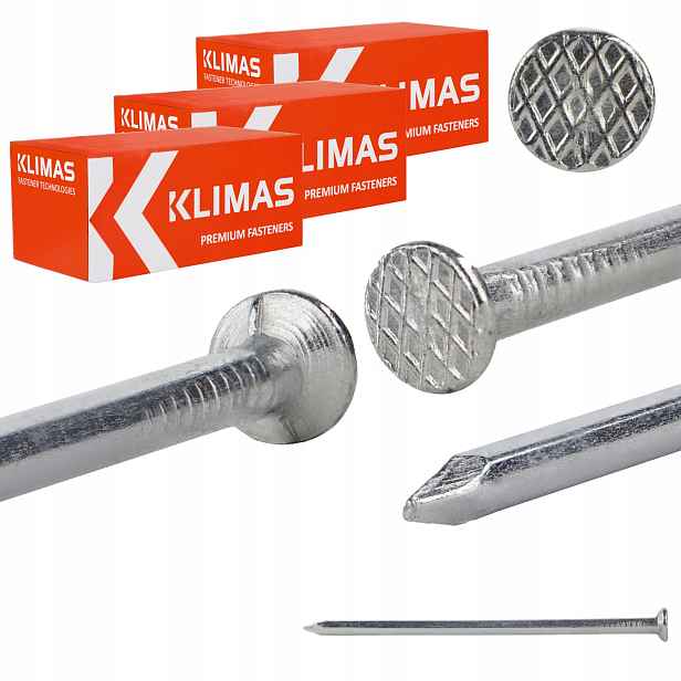 Stavební hřebíky 3 x 70 mm pozinkované 15 kg Klimas GBOC-30070
