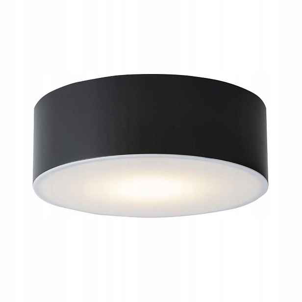 Stropní svítidlo černá kulatá 20 cm spot IP44 4000K Shilo