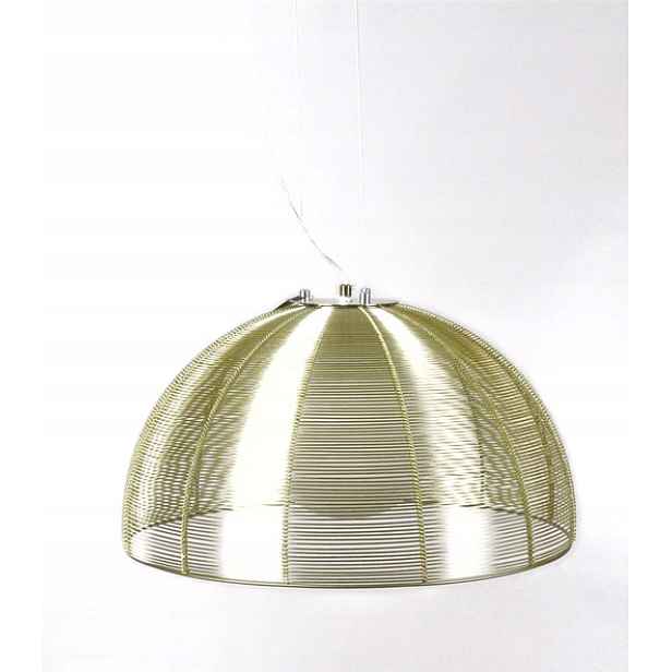 Závěsná lampa Aluminiová Zlatý Lesk, průměr 50 cm
