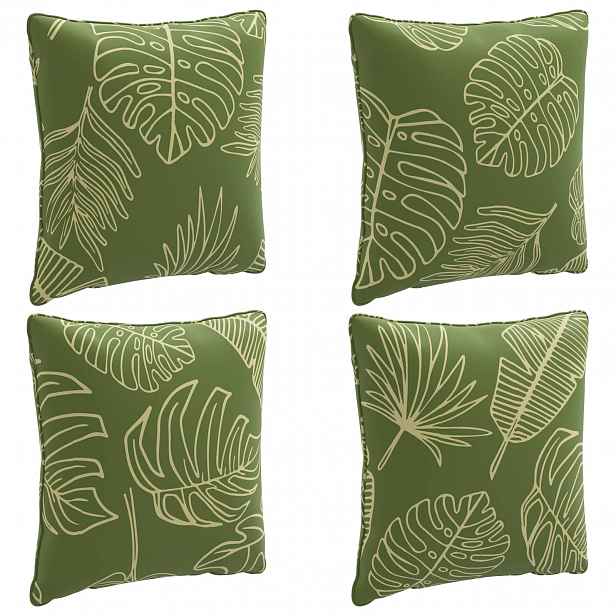 vidaXL 4-dílné zádové polstrování PUTTEN 4 pcs 100% polyester