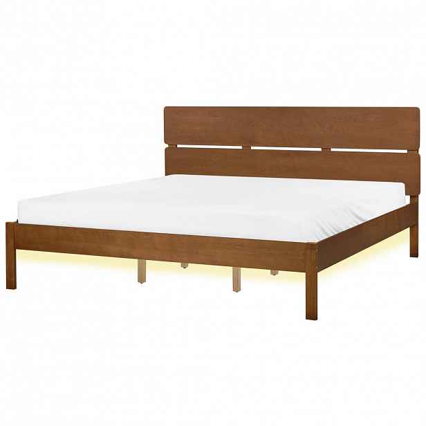 Beliani POSTEL 180/200 cm Hnědá Boisset