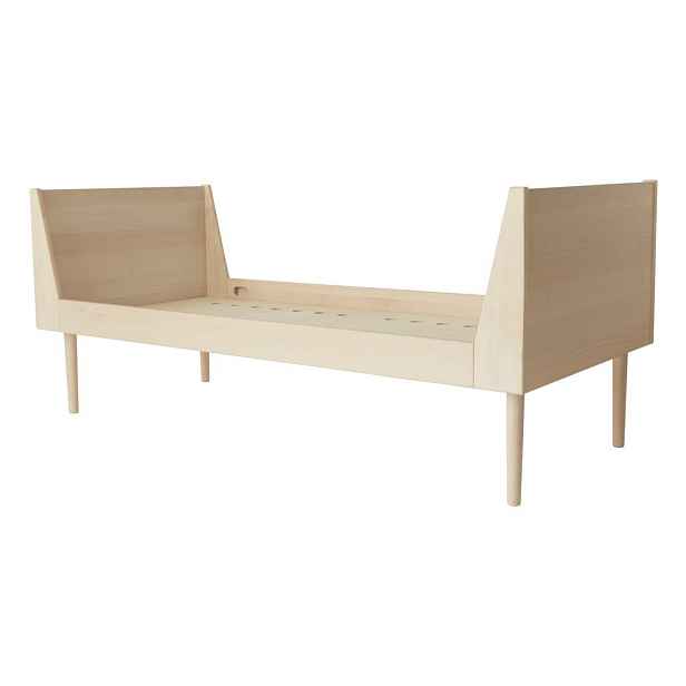 Dětská postel z bukového dřeva 70x160 cm ve světle přírodní barvě Hevali – OYOY Mini