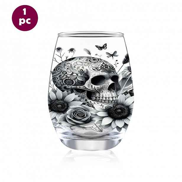 TEMU 1 ks/12Oz/350 ml Sklenice na víno bez čepelky, sklenice na šampaňské a whisky, párty poháry pro vnitřní i venkovní použití, ideální pro domácí