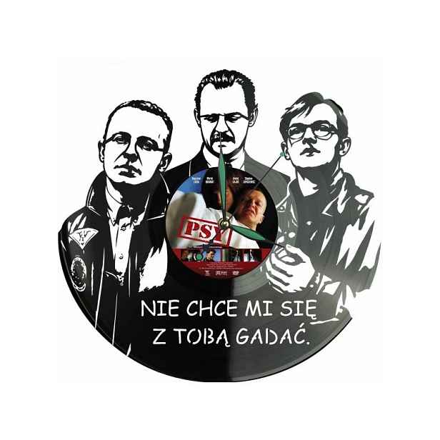 Psi Vinyl Nástěnné hodiny Vinylová deska Unikátní dekorace pro fanoušky hudby