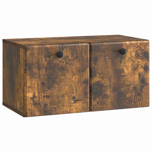 vidaXL Nástěnná TV skříň 59,5 x 31 x 30 cm Kouřový dub
