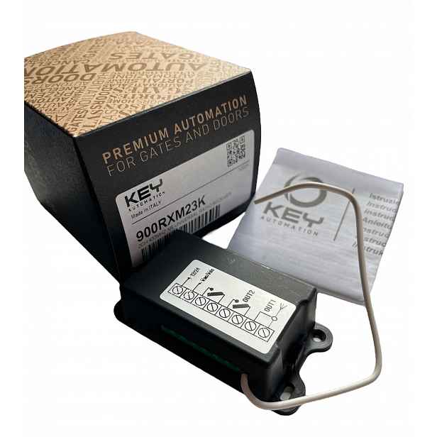 Originální univerzální 2-kanálový přijímač Key RXM23K 433 MHz