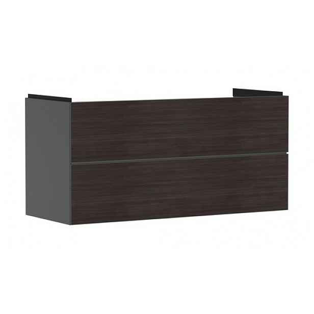 Skříňka pod umyvadlo bez umyvadla Hansgrohe Xevolos E 118x57,5x47,5 cm břidlicová matná šedá mat 54186730