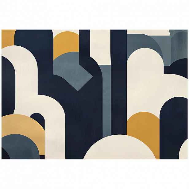 Wallarena ABSTRAKTNÍ netkaná tapeta ve stylu Art Deco do obývacího pokoje 400x280