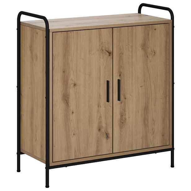 vidaXL Servírovací skříň Dub artisan 97 x 33 x 81 cm Kompozitní dřevo