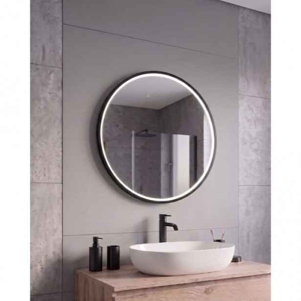 Amirro VERONA RONDE zrcadlo 60x60 cm černá 412-573