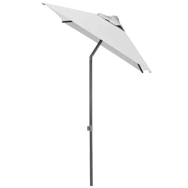 KETTLER Slunečník KETTLER EASY PUSH 150x210 cm - matný antracit/světle šedá - voděodolný