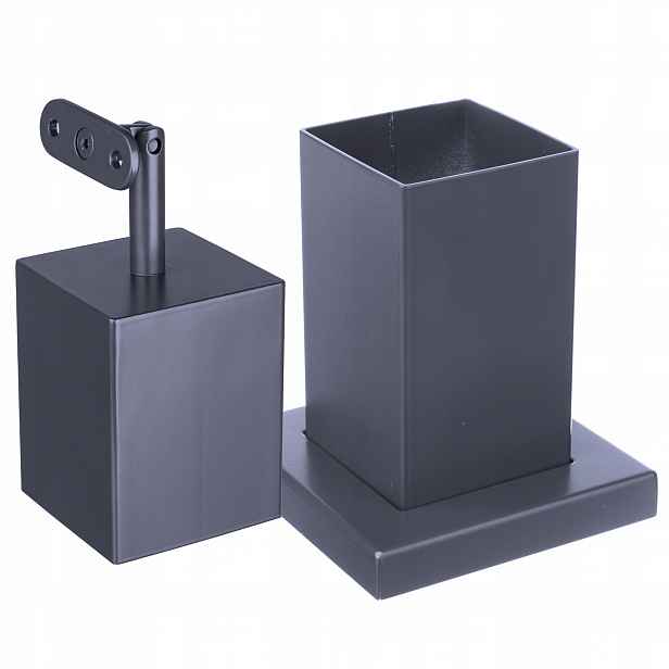 Kování Dřevěného Sloupku 80x80 Kompletní Ral 7016