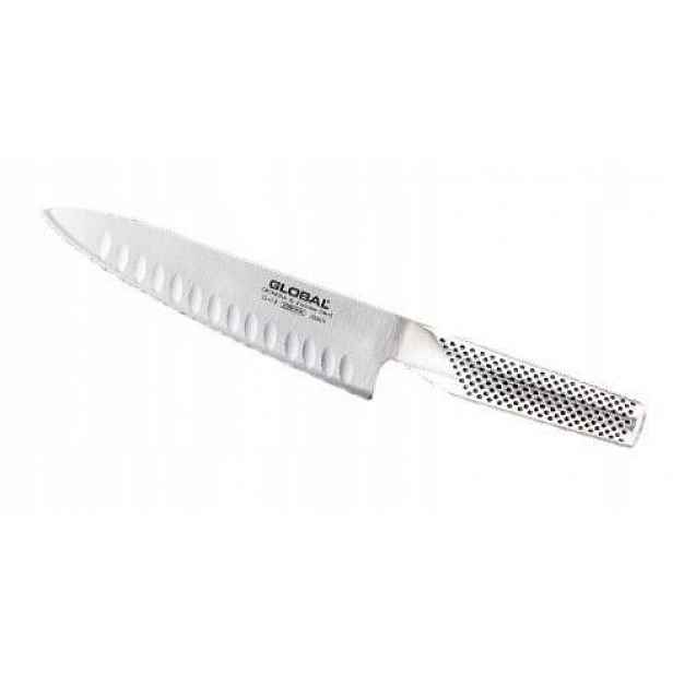 Nůž kuchyňský Global 18 cm vroubkovaný G-78