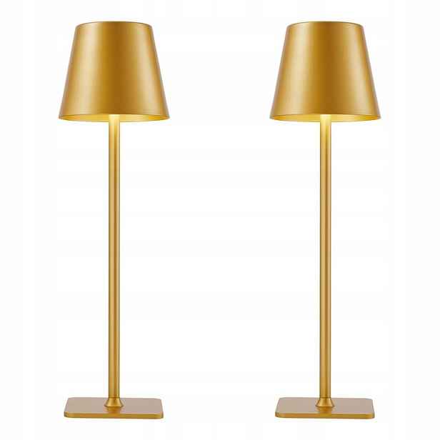 Sada 2 Led venkovních stolních lamp Atlis Zlatá Elegantní Italux
