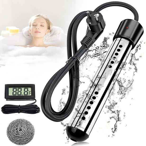 Ponorný Bazénový Ohřívač Vody A Ohřívač Bazénu S Časovačem 3000 W