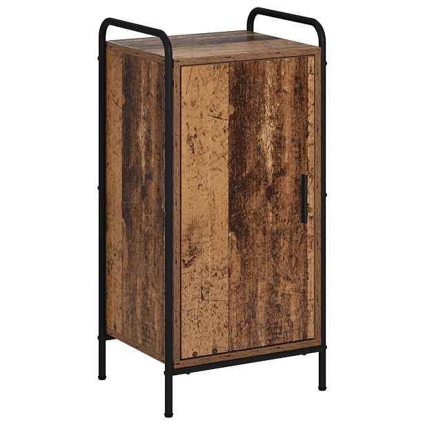 vidaXL Servírovací skříň Staré dřevo 97 x 33 x 81 cm Kompozitní dřevo