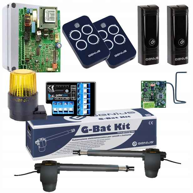 Genius G-BAT400+ Modul WiFi Lampa+ Pilot 2ks pohon dvoukřídlé brány